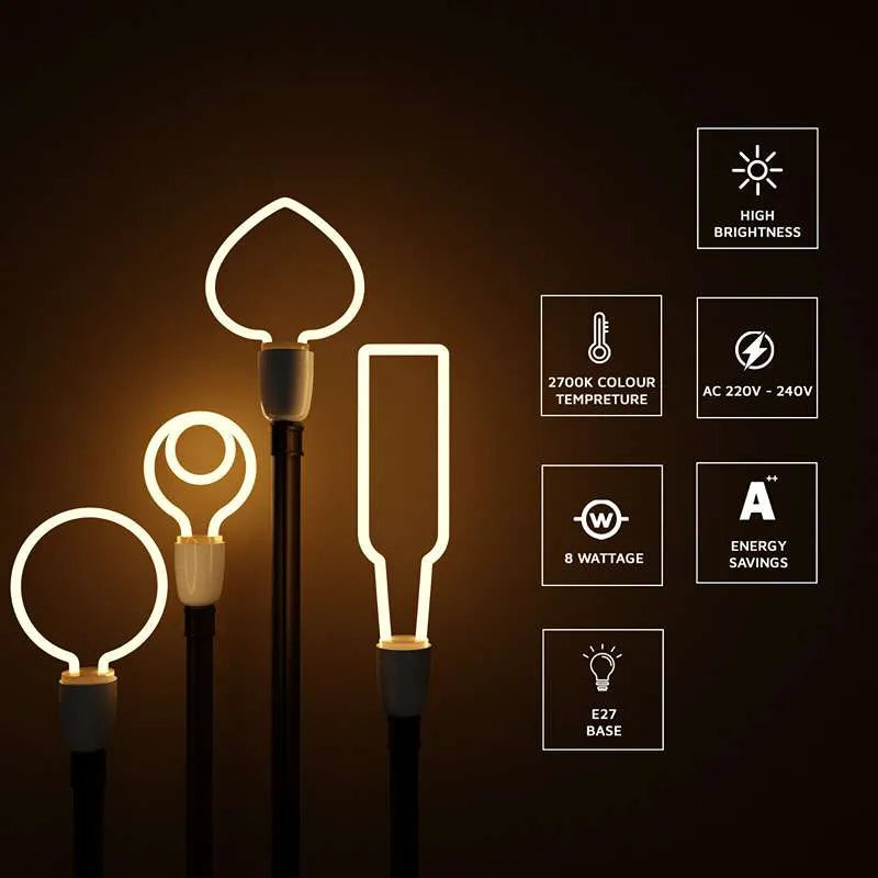 decorative filament bulbs