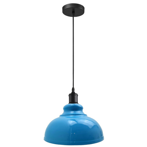 Hanglamp met koepelvormige kap van metaal, plafondlamp ~5259