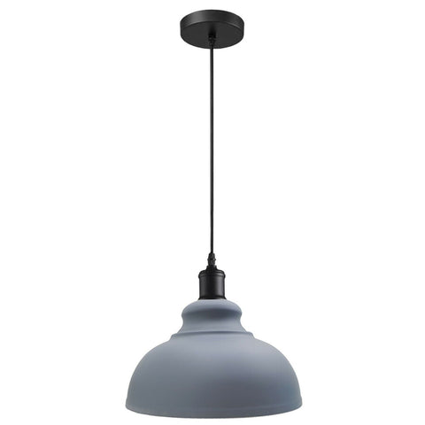 Hanglamp met koepelvormige kap van metaal, plafondlamp ~5259