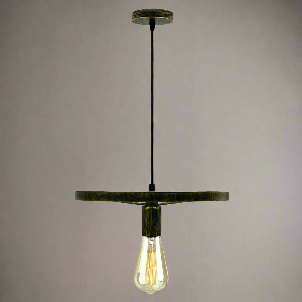 Retro Wheel Shape Pendant Light