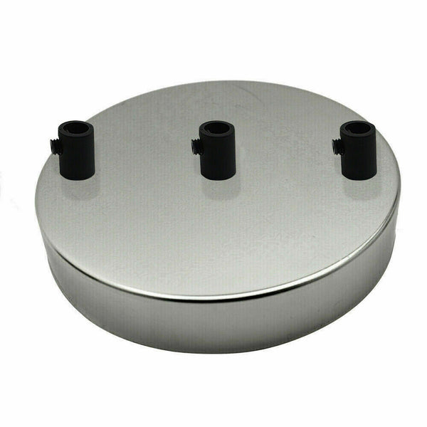 3 outlet ceiling rose chrome