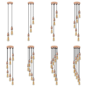 1-9-weg hanglampfitting E27 rozet hanglamp~4464