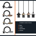 Industriële metalen E27 verstelbare hanglamp ~ 5659