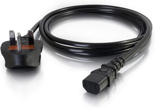 1m IEC Kettle Lead Mains Power Cable UK For LCD PC's TFT TV's IEC ~6248