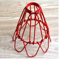 Vintage Metal Cage Industrial Wire Pendant Light Lampshade ~6092