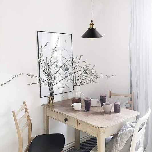 Moderne metalen zwarte gerenoveerde plafond verstelbare hanglamp ~5739