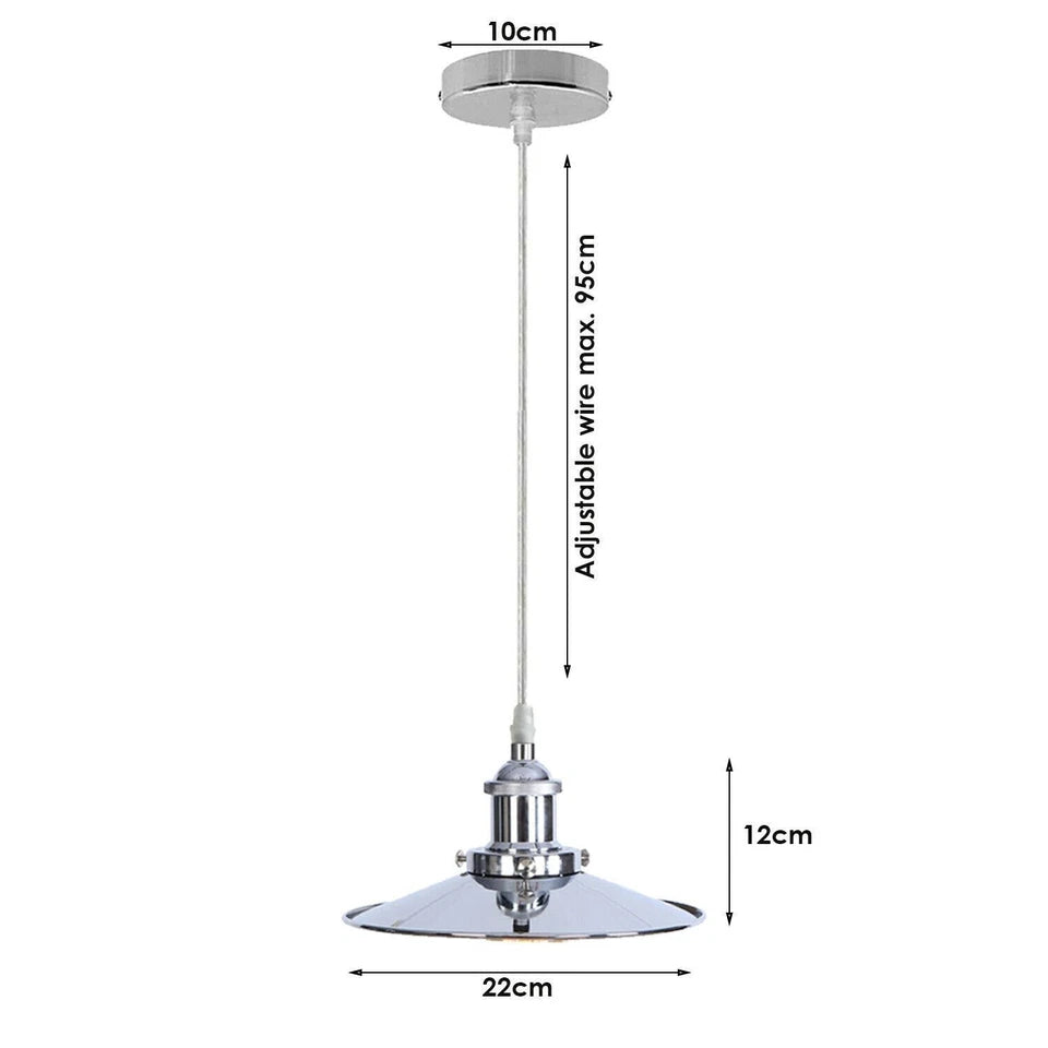 Pendant light with dimensions