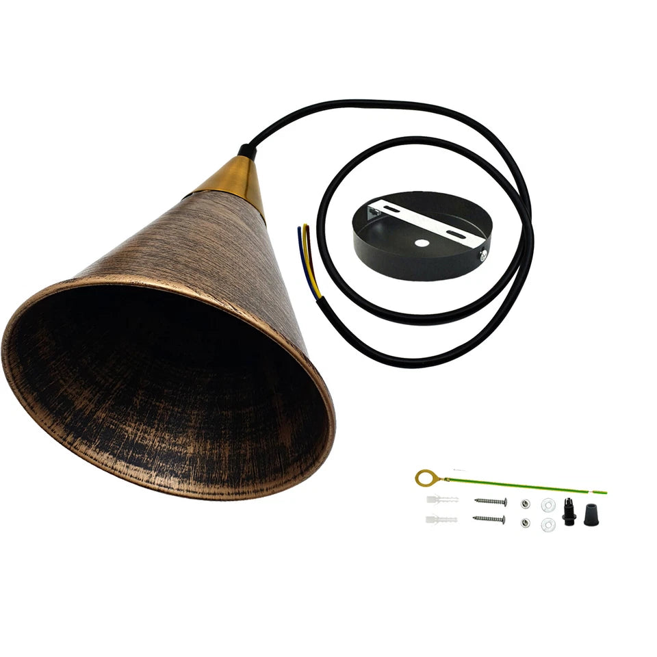 Lampshade with wiring and accessories