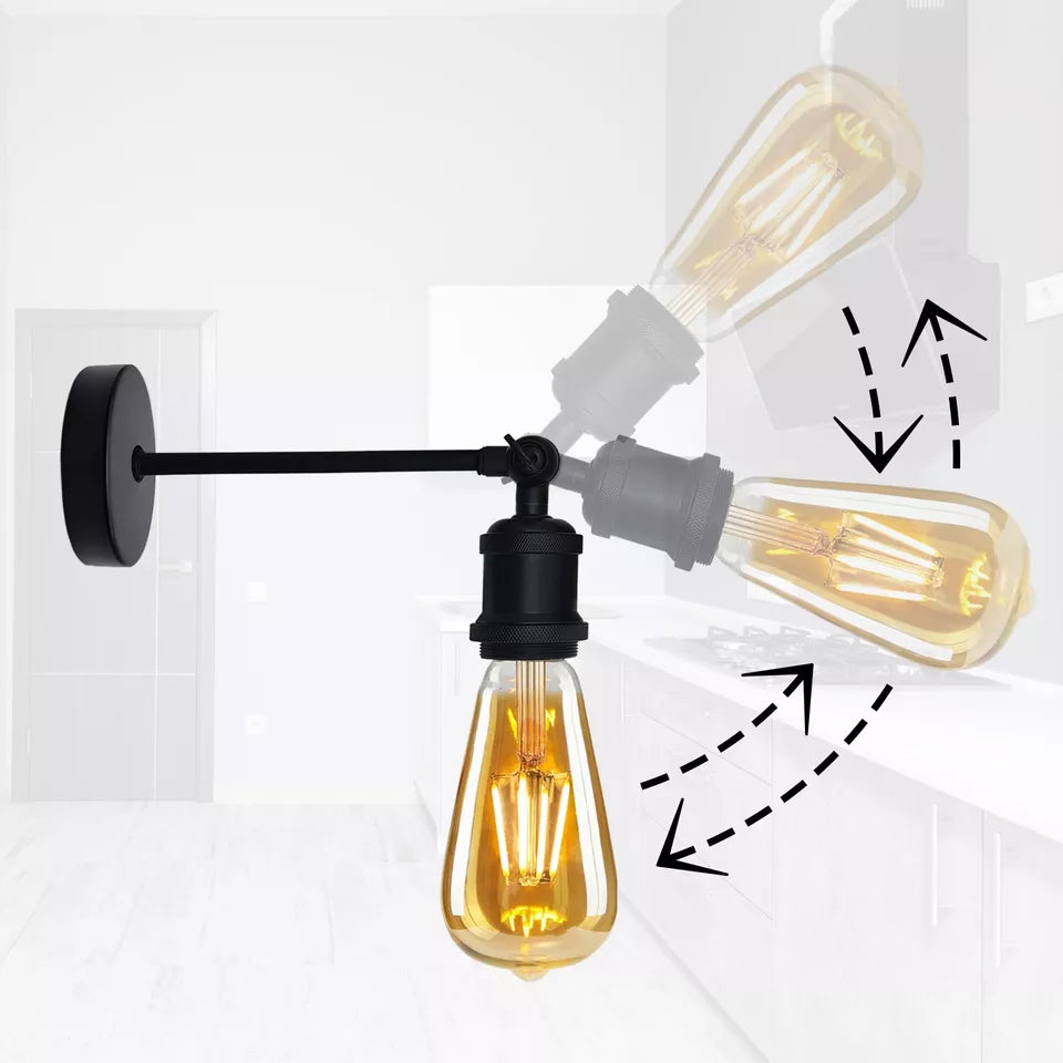 Retro Metal Wall Sconce 