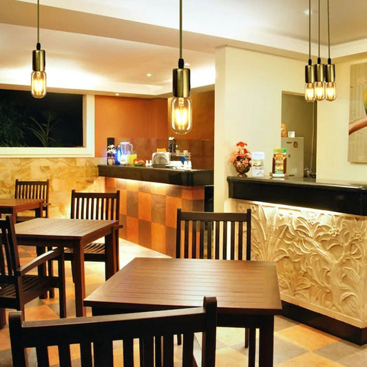 Vintage E27 Fitting Suspension Light Base Yellow Brass Lamp Holder