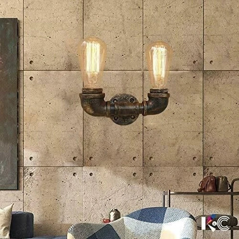 Vintage industriële wandlamp Loft diverse kleuren waterpijp wandlamp veranda lamp steampunk~2133