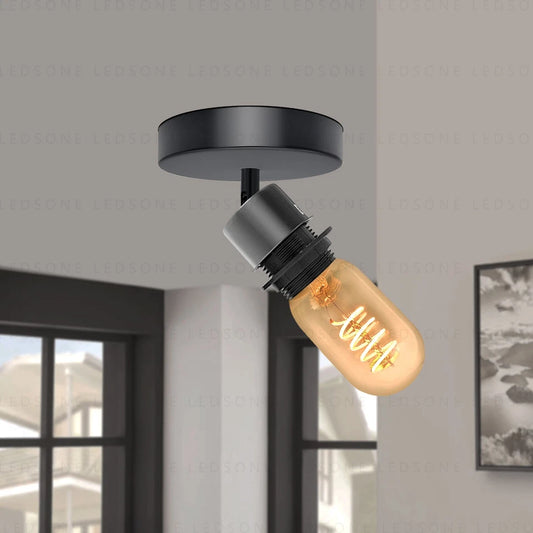 Modern Adjustable Flush Mount Ceiling Light Indoor E27 Lamp Fittings ~6127