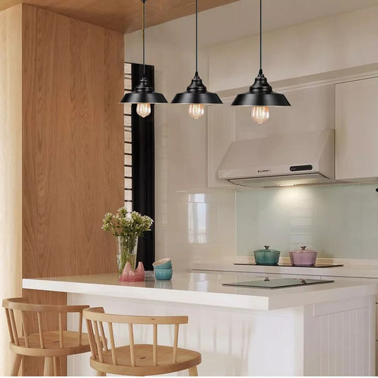 Vintage plafond hanglamp industriële metalen hanglamp kap~5746