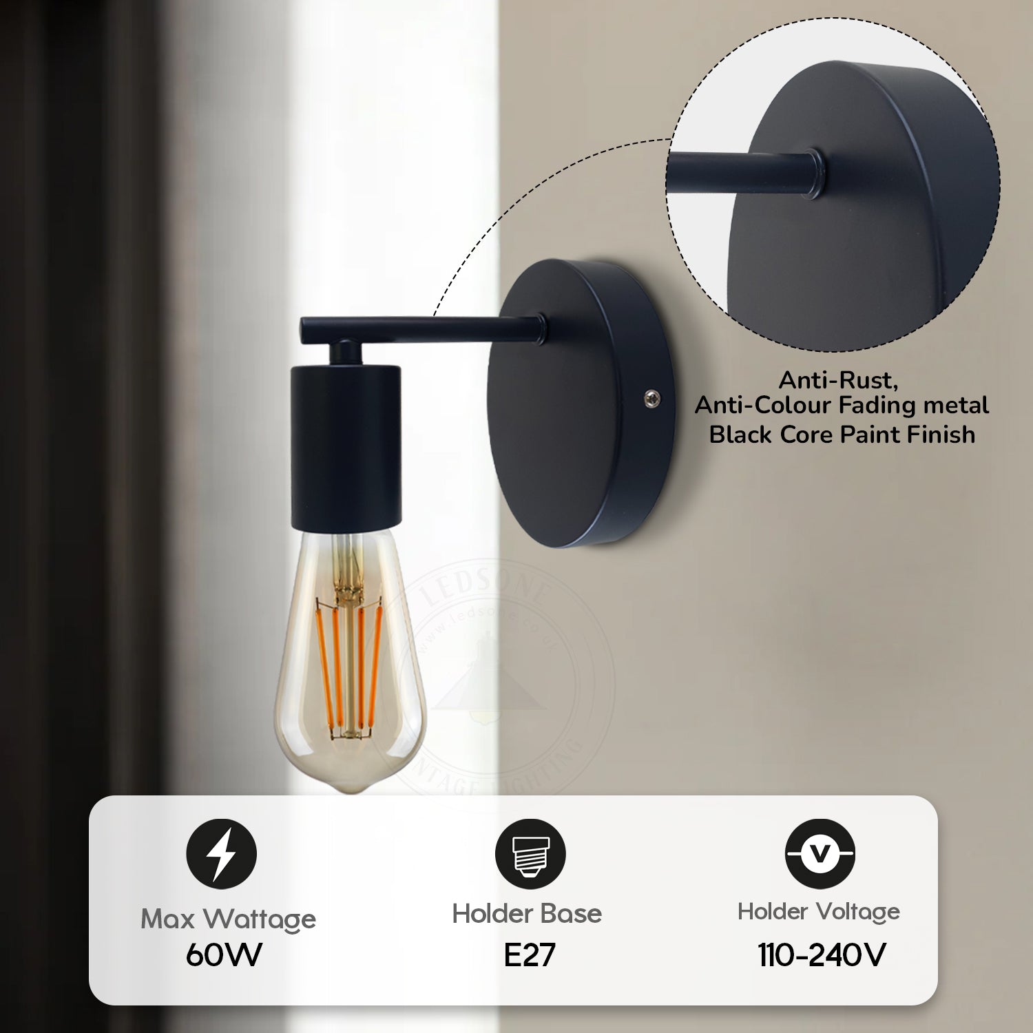 shelf wall light