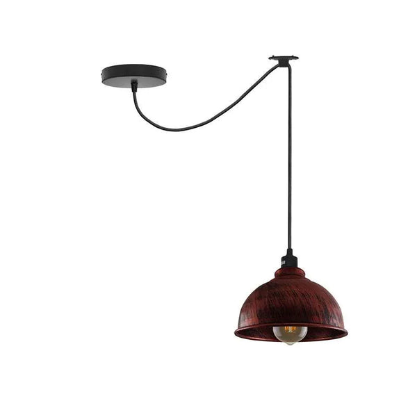 Moderne plafondhanglampen voor keuken en woonkamer~5055 – Met lamp / Rustiek Rood