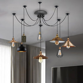 2m Spider Hanglamp Licht 8-Way~4987