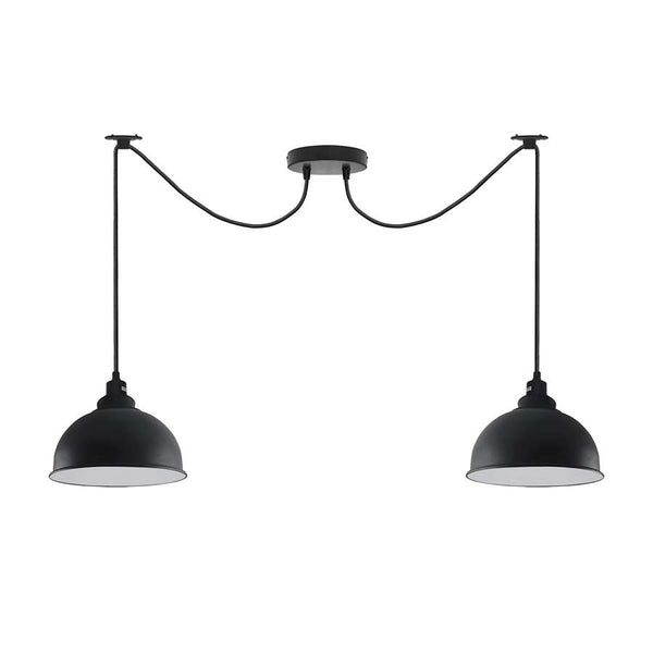 Hangende plafondlampen voor woonkamer, 2 koppen, hangende lampen~5056 – Zonder lamp