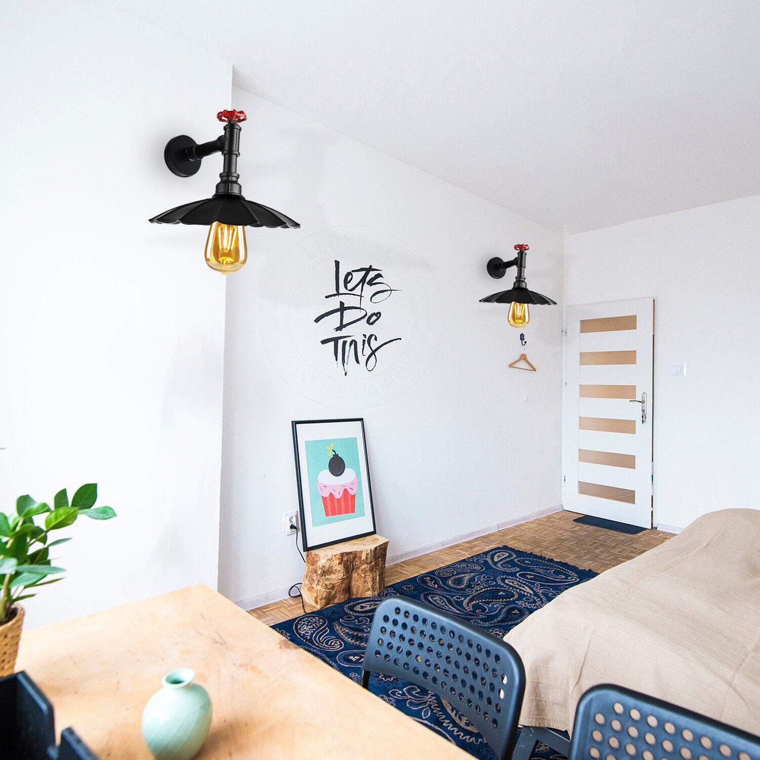 best pipe light wall lamp for living room