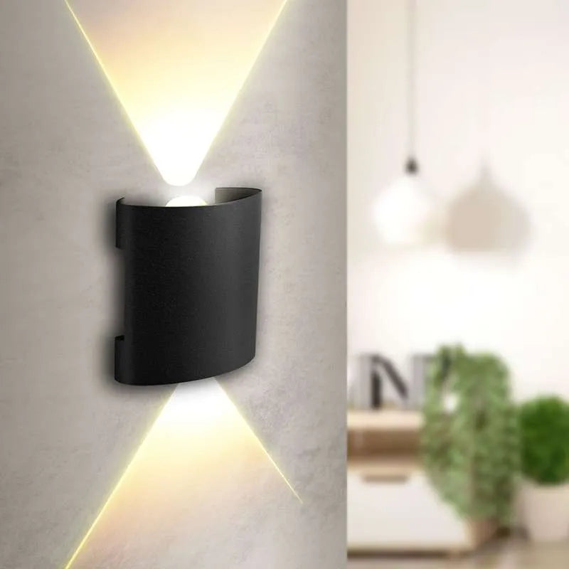 led lamp on wall