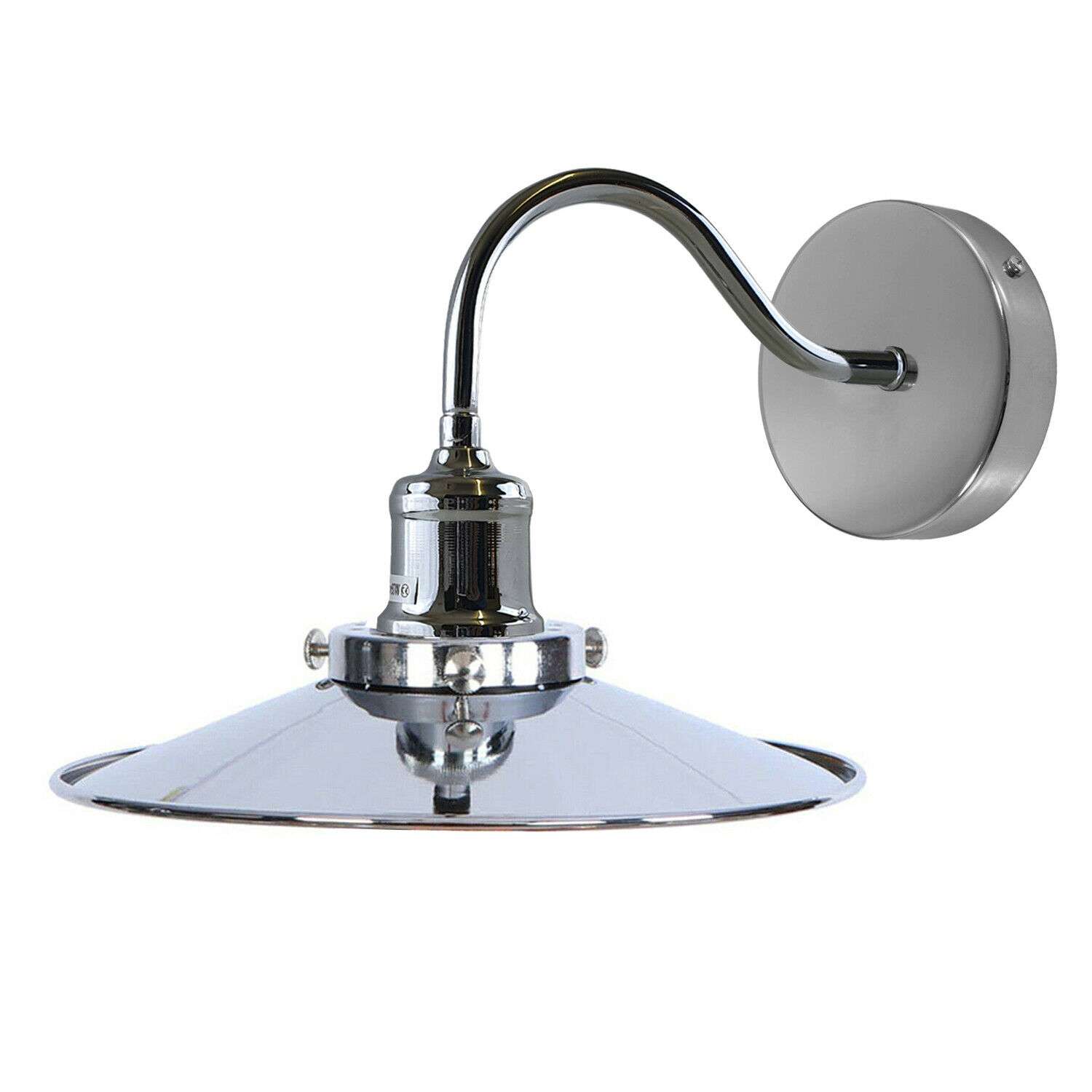 Wall lamp Wall sconce Wall light Flat ceiling light shade Lamp Shade Satin Nickel Lamp metal lamp shade wall sconce wall lights neck light picture lights for wall bathroom wall light lights for bedroom light shade lamp shade swan neck goose neck e27 wall lamp led light outdoor wall lights home decor light bathroom light fitting warm light bulb led bulb bedroom light shades vanity lights metal lampshade retro vintage industrial satin nickel wall sconce light flat lampshade