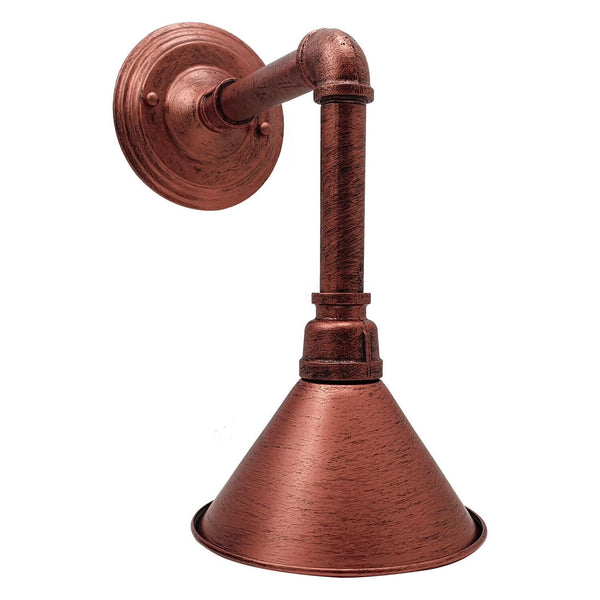 Binnenwandlamp | Buislampfitting ~2607 – Rustiek Rood