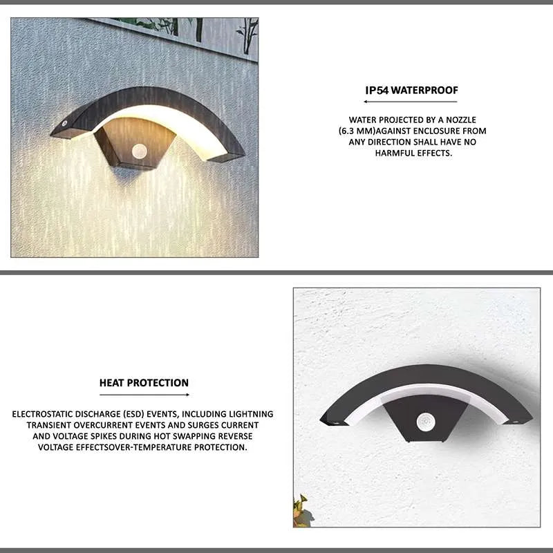 led outdoor wall lights