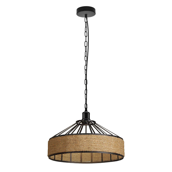 Woonkamer Grote Touw Hanglamp~5345 – 30 cm / Zonder lamp
