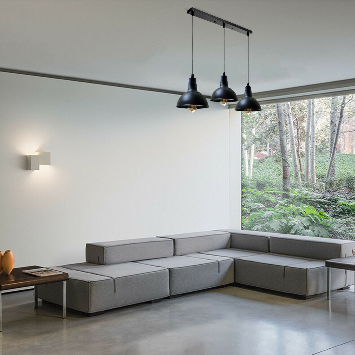 Retro Industrial Chandelier Ceiling Vintage Metal  Light Shade Pendant light~1134 - LEDSone UK Ltd