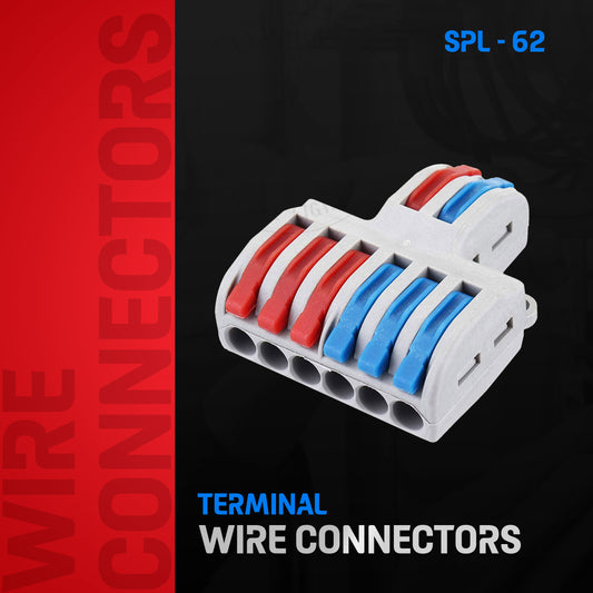 Connector 2to6 Uit Draad Splitter Aansluitblok Compacte Bedradingsblokken~1747