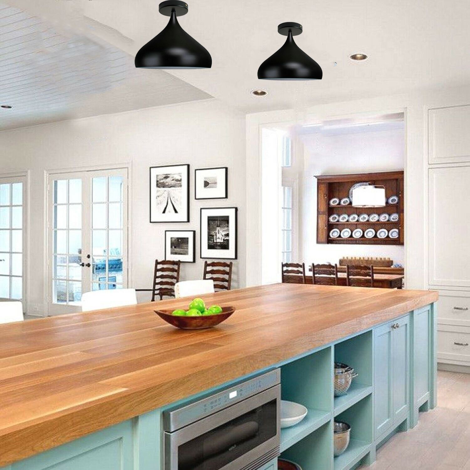 Chandelier Style Modern Ceiling Flush Mound Pendant Lamp UK~1298 - LEDSone UK Ltd