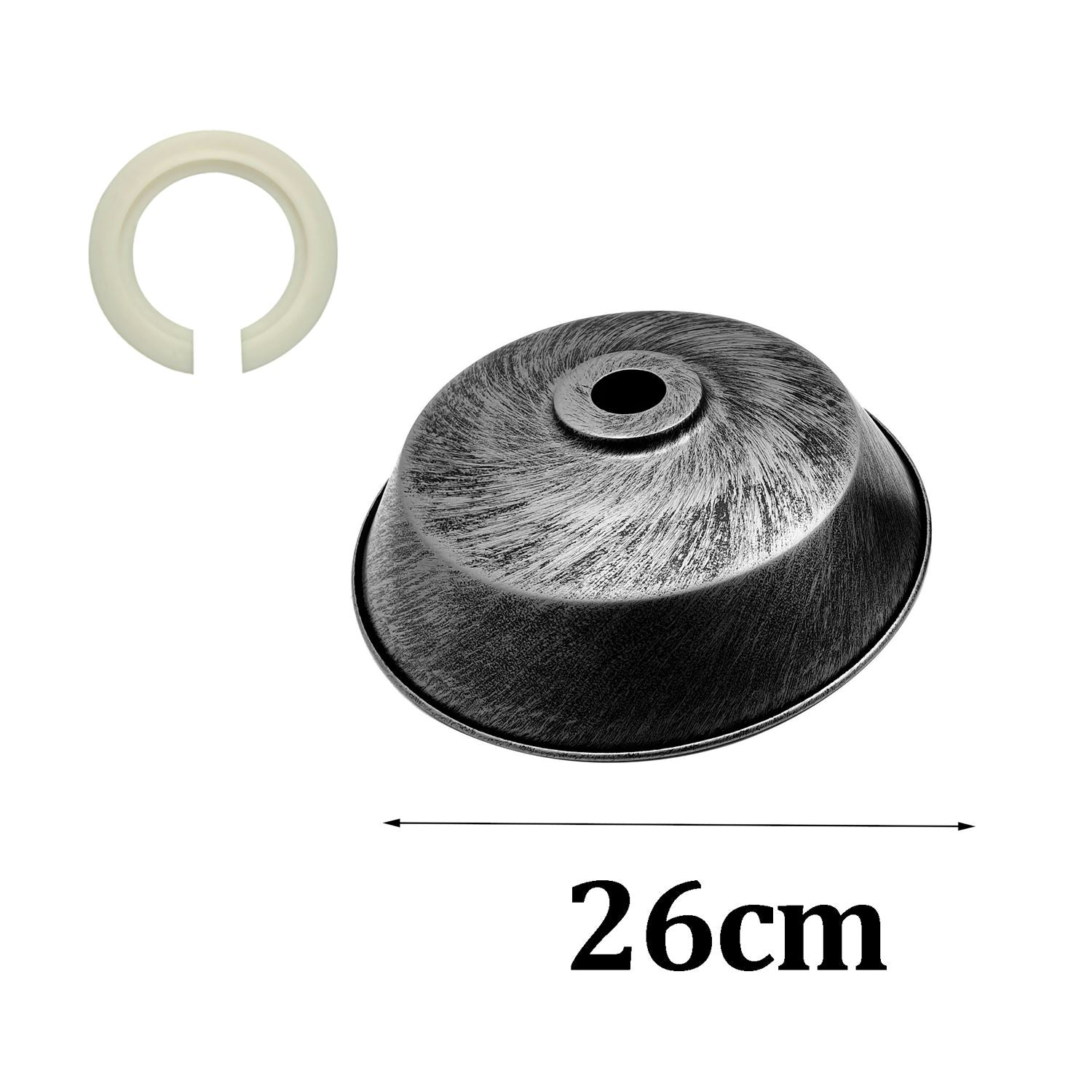 metal lamp shade with reducer plate