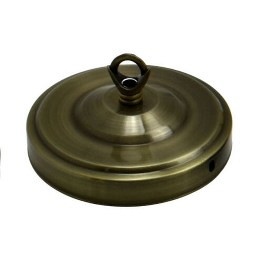 108mm Diameter Green Brass Color Ceiling Rose Hook Plate Light Fitting Chandelier - Shop for LED lights - Transformers - Lampshades - Holders | LEDSone UK