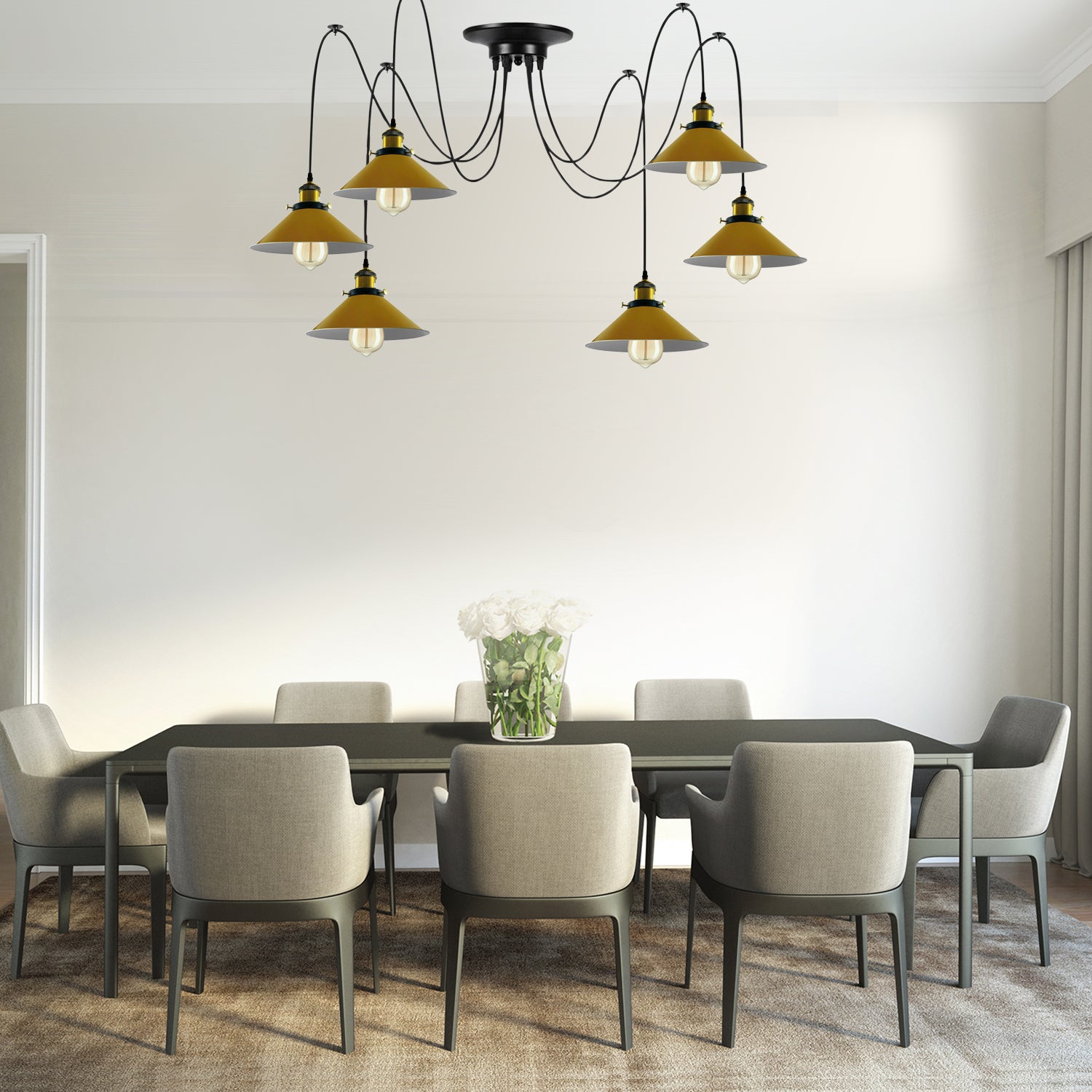 spider lights for living room