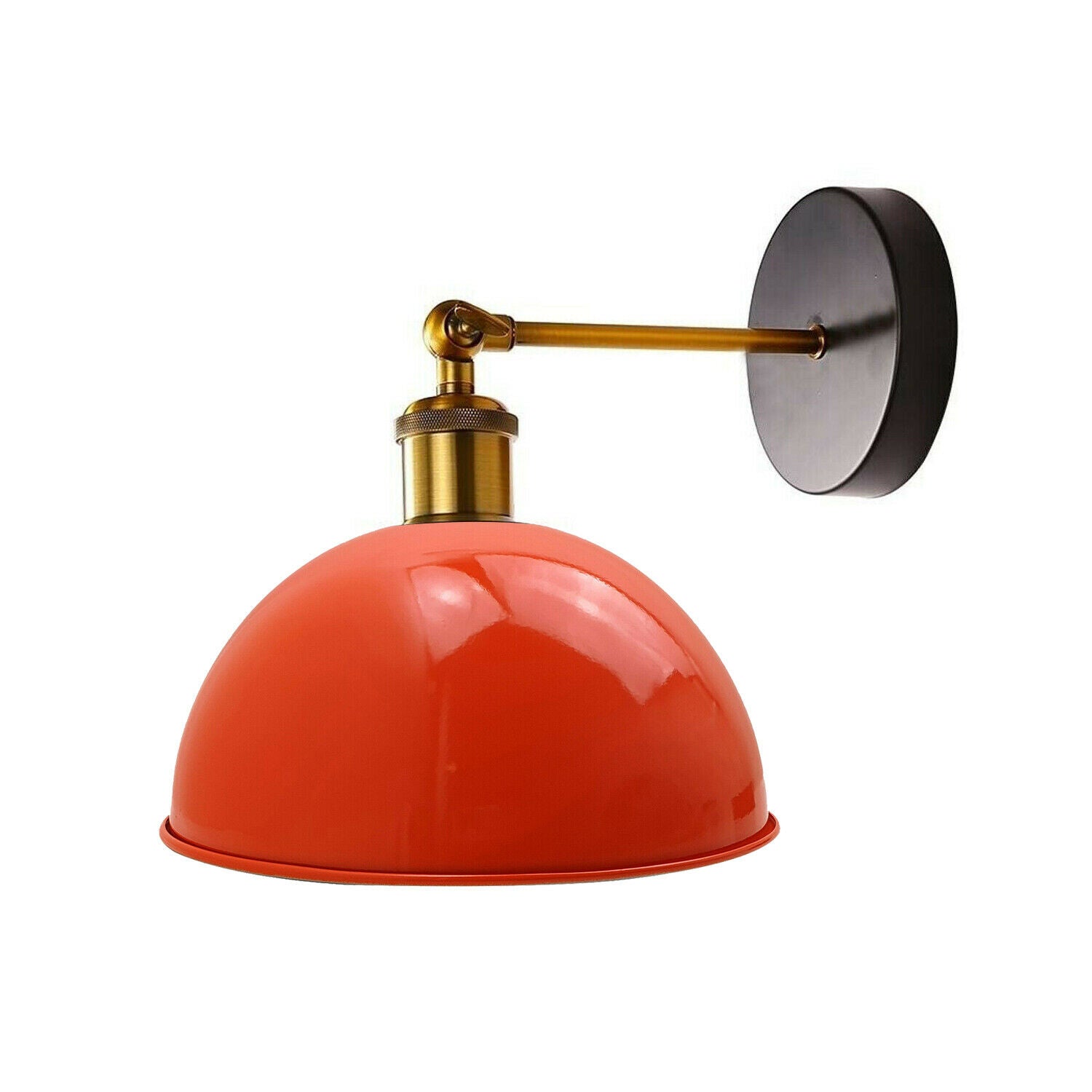 Orange Modern Retro Style Glossy Wall Sconce Wall Light Lamp Fixture~3456 - LEDSone UK Ltd