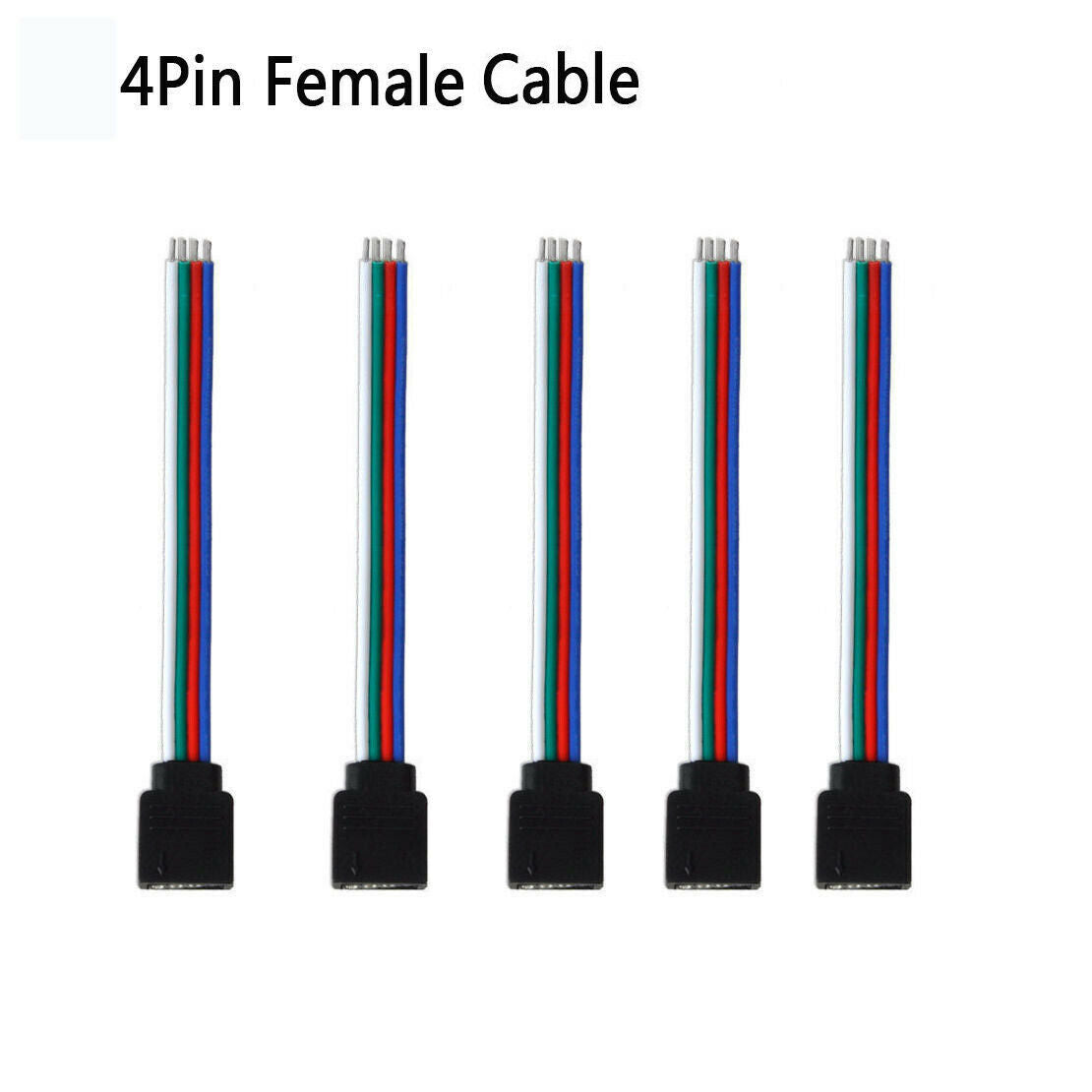 LED Strip Light Connectors  4Pin Female To Cable~3657 - LEDSone UK Ltd