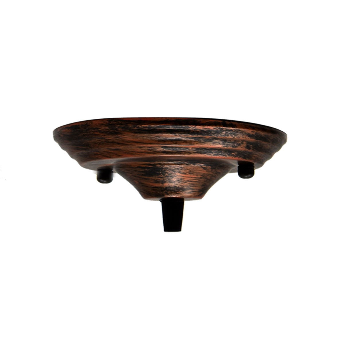 140mm Ceiling Rose Brushed Rustic Red Color Pendant Cable Grip Flex Plate For Light Fitting - Shop for LED lights - Transformers - Lampshades - Holders | LEDSone UK