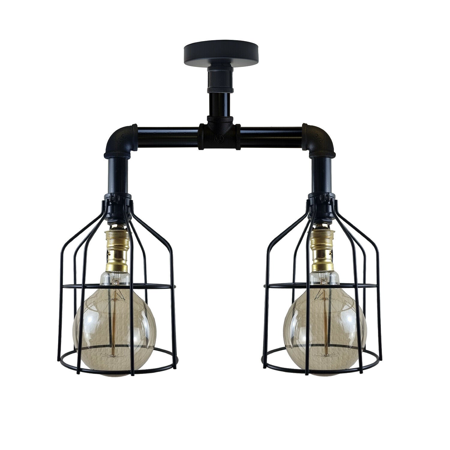 Industrial B22 Vintage Ceiling Light