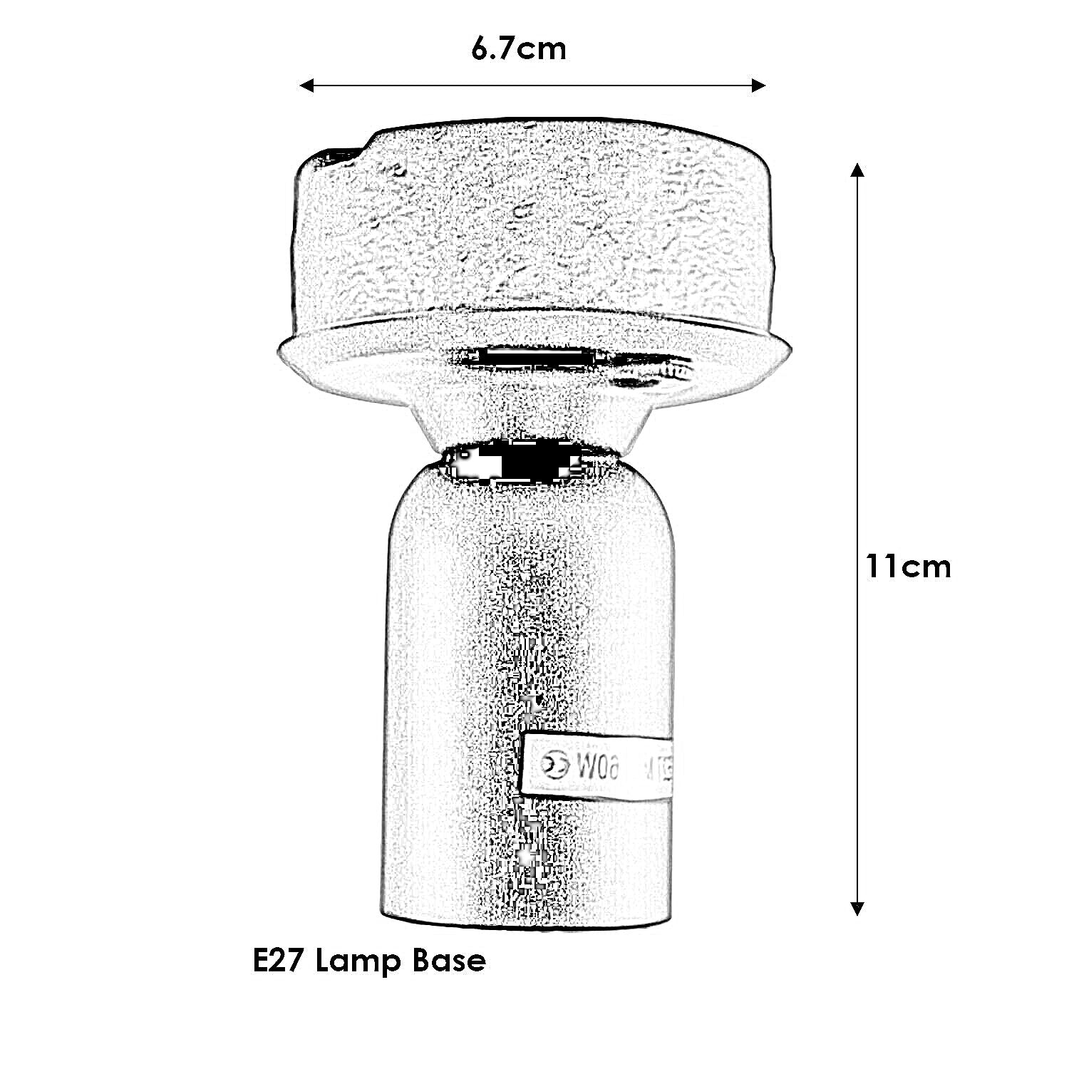 Modern Retro Industrial Vintage Ceiling Light Conduit Metal Flush Mount E27 Lamp~3665 - LEDSone UK Ltd