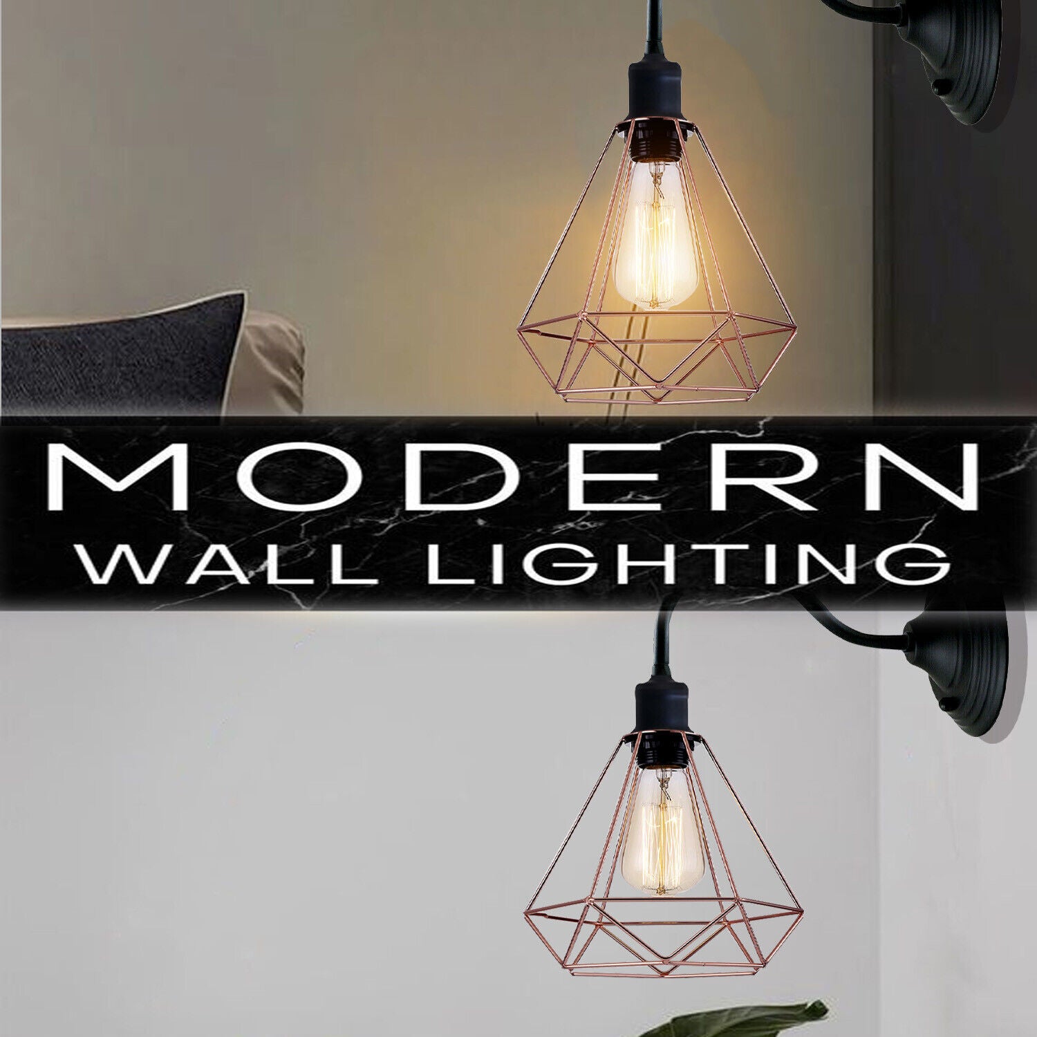 Wall Lighting Wire Cage Pendant Light wire Cage