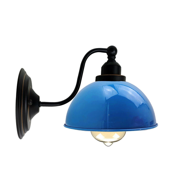 Industriële vintage Retro Blauwe Wandlampen E27 UK Houders~3700 – Ja