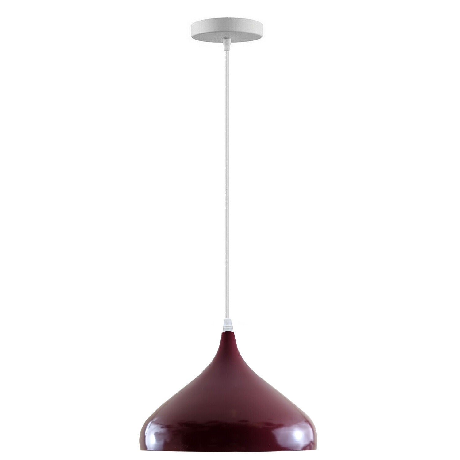 Industrial Vintage Modern Metal Retro  E27 Ceiling Burgundy Mosque Pendant Shade~3735 - LEDSone UK Ltd