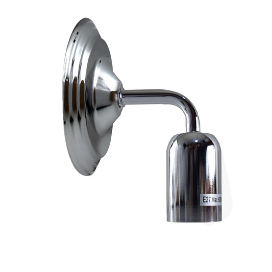 Industrial Vintage Retro Polished Sconce Chrome Wall Light Lamp~3788 - LEDSone UK Ltd