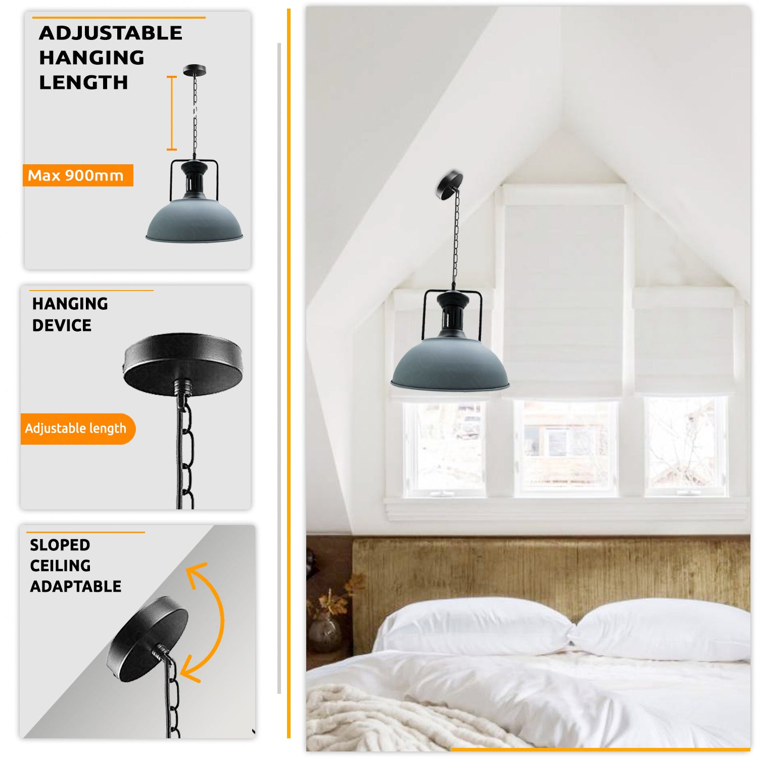 Industrial Metal Pendant Lighting 