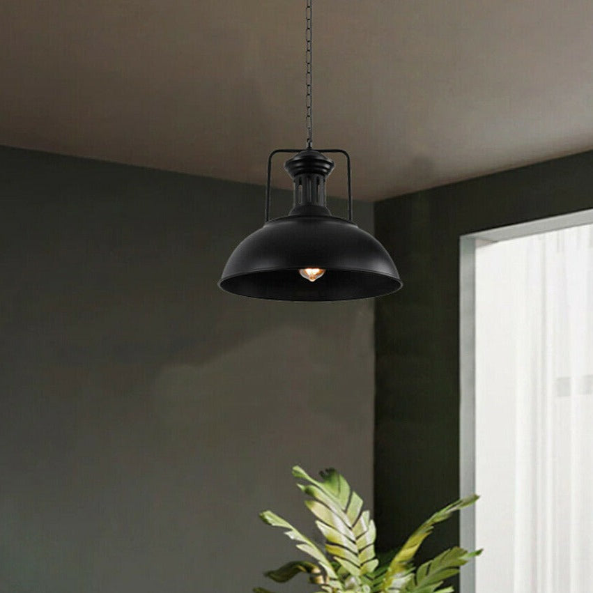 black pendant chandelier light