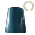 Retro Easy Fit lampenkap 13cm Metaal E27 Cyaanblauw Lampenkap~3897