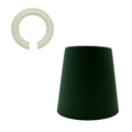Retro Easy Fit lampenkap 13cm metalen E27 groene lampenkap~3892