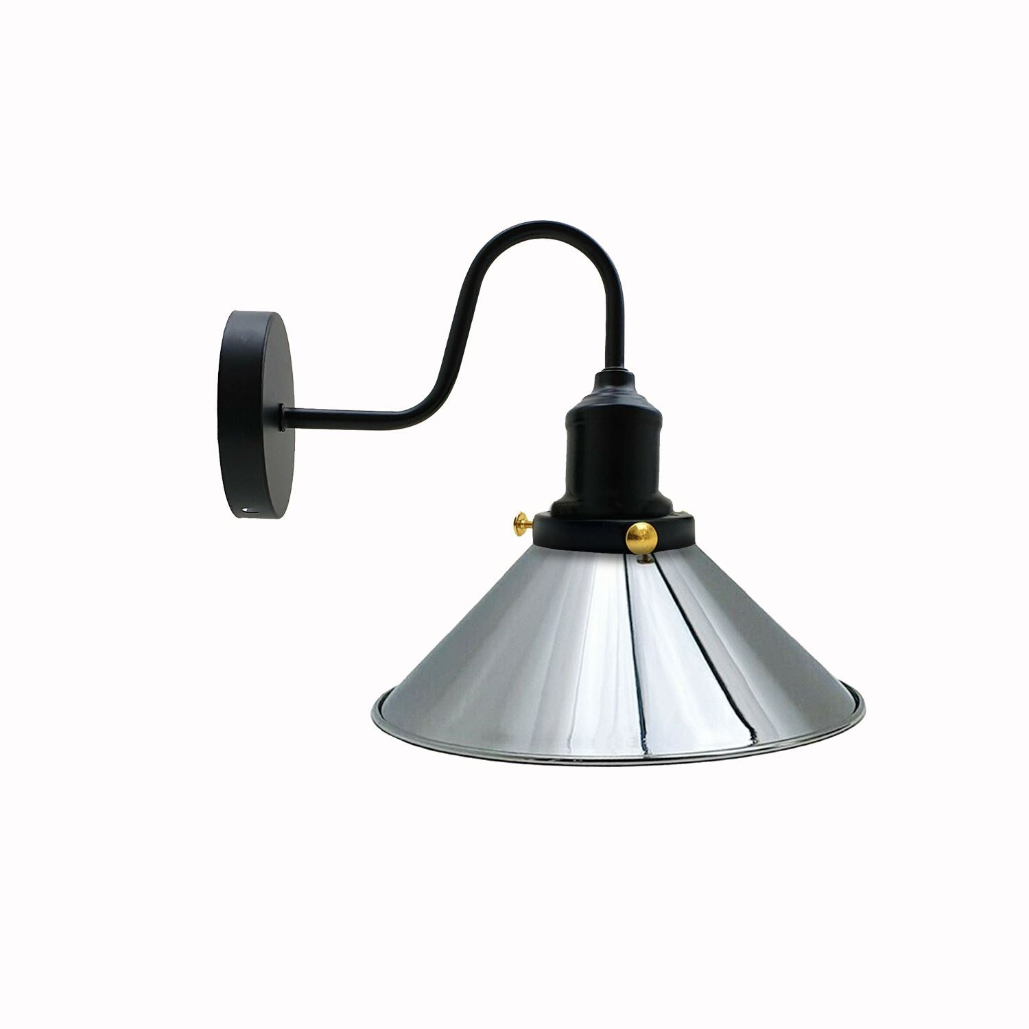 Vintage Industrial Metal Cone Shade Lighting Indoor Wall Sconce Light Fittings~3389 - LEDSone UK Ltd