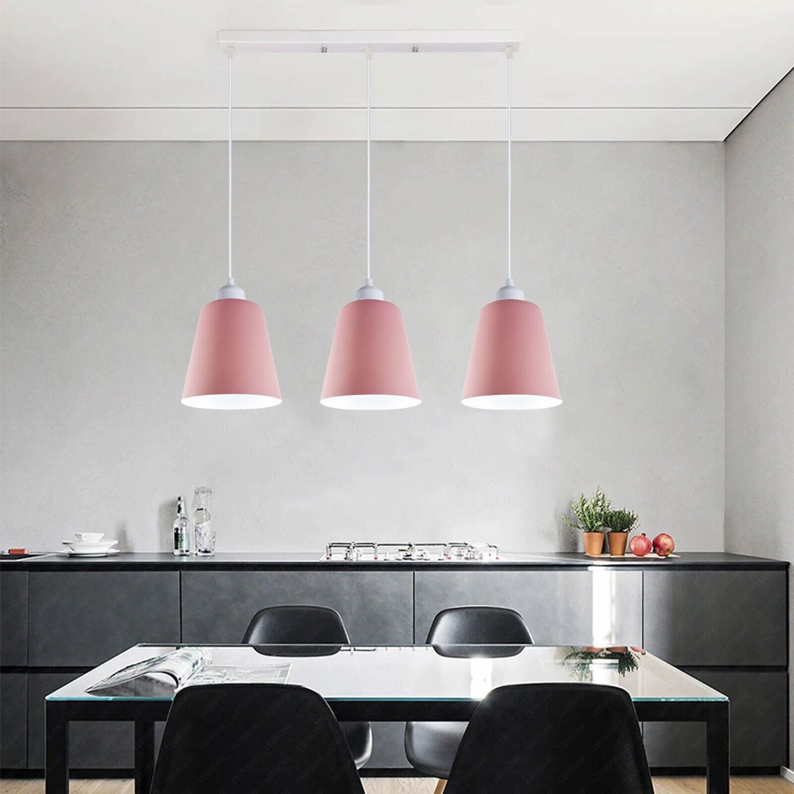 Teal Triple Pendant Lighting Ideas