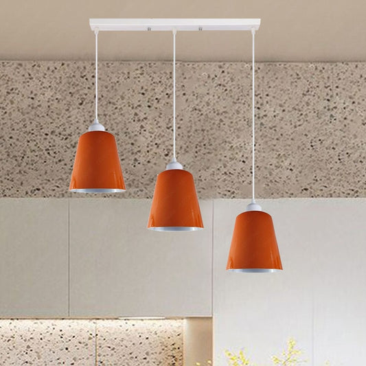 Modern Teal Pendant Lighting orange