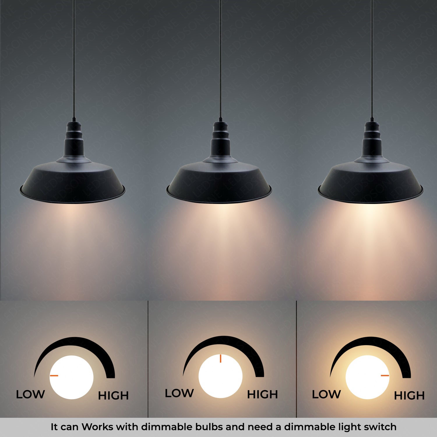 Vintage Industrial Brushed finished Retro Barn shape Metal Ceiling Lamp Shade Pendant Lights E27 lamp for Kitchen Home Living room Office Bar Restaurant